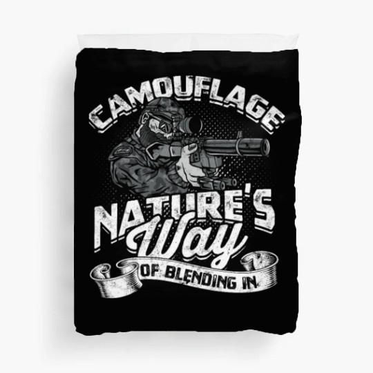 Camouflage: Nature's Way of Blending In - Hunting Duvet Covers