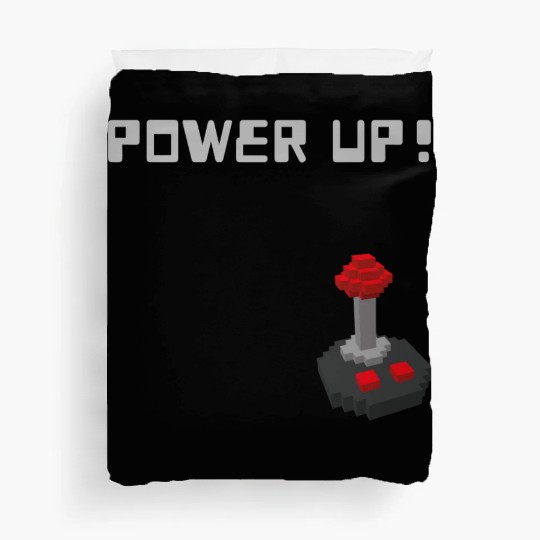 POWER UP! Unisex GYM and Gaming design Duvet Covers