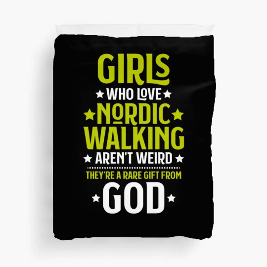 Nordic Walking Nordic Walker Duvet Covers