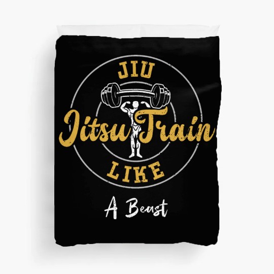 Jiu Jitsu Train Like A Beast - Gym Duvet Covers