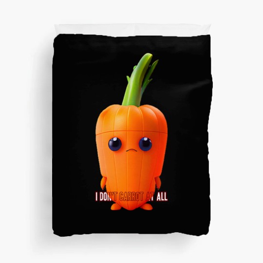 I don t carrot at all Duvet Covers