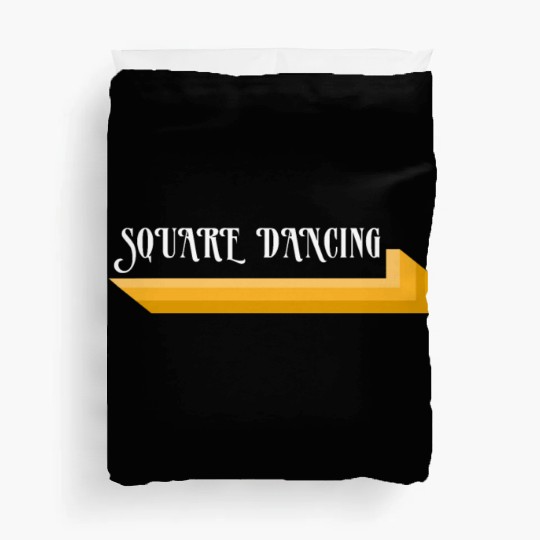 Square Dancing Retro Square Dance Western Music Duvet Covers