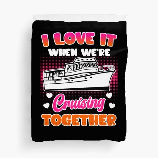 Cruising together cruise ship holiday spring break Duvet Covers