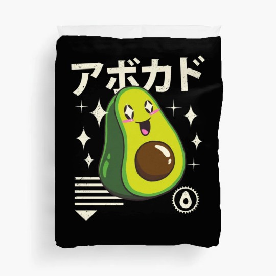 Kawaii Avocado Duvet Covers