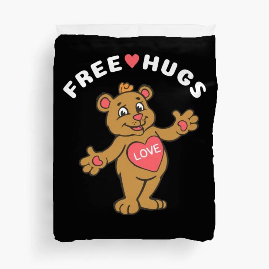 Free Hugs Teddy Bear Duvet Covers