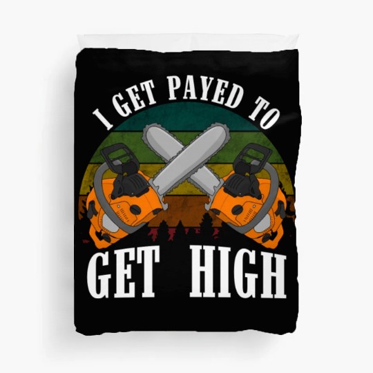 chainsaw Lumberjack Duvet Covers