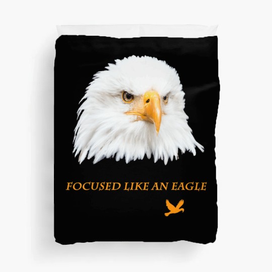 Bald Eagle Gift Idea Focussed like an Eagle Photo Duvet Covers
