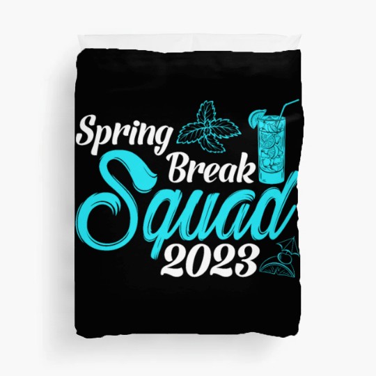 Spring Break Squad 2023 Vacation Spring Break Duvet Covers