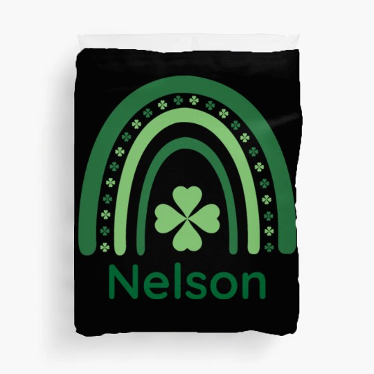 Nelson Clover Charm Boho Rainbow Duvet Covers