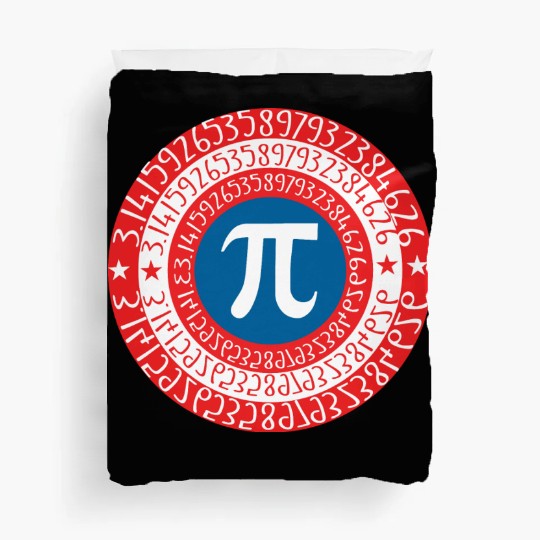 Captain Pi Superhero Shield Duvet Covers