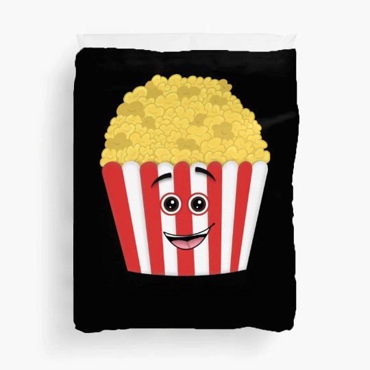 Cinema a cool popcorn Duvet Covers