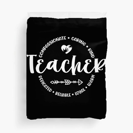 Teacher Appreciation Round Circle Duvet Covers