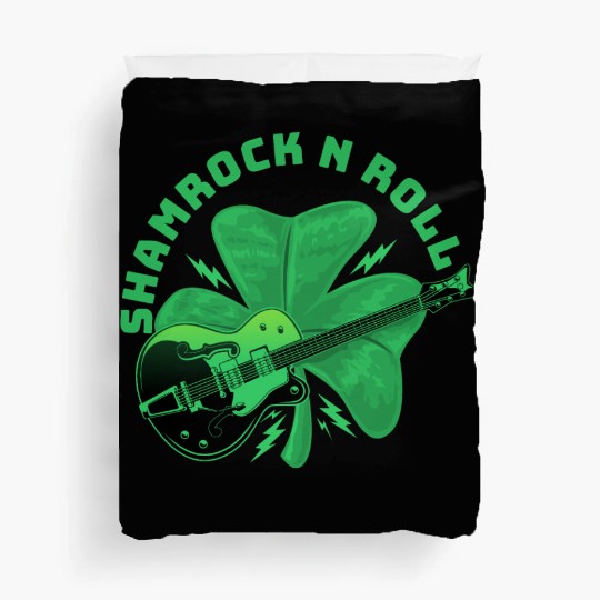shamrock n roll Duvet Covers