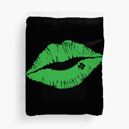 Lips Shamrock Duvet Covers, St Patricks Day Presents