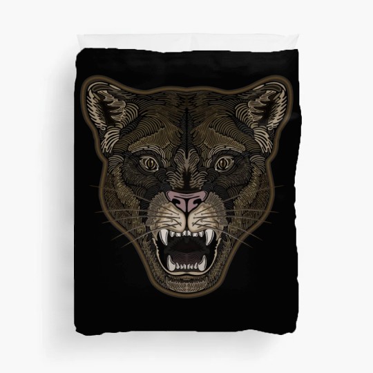 Mountain Lion Graphix Duvet Covers