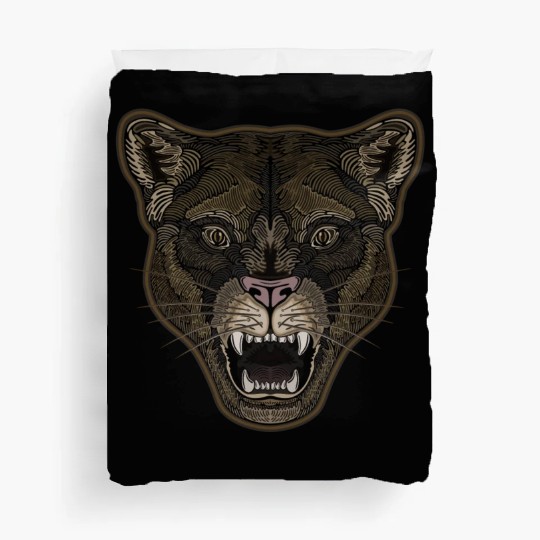 Mountain Lion Graphix Duvet Covers