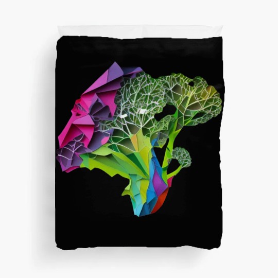 Origami Broccoli: Delightful and Whimsical Paper Duvet Covers