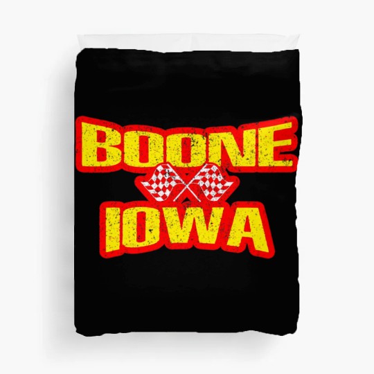Boone Iowa IA Midwest Hobby Stock Modified Race Ca Duvet Covers