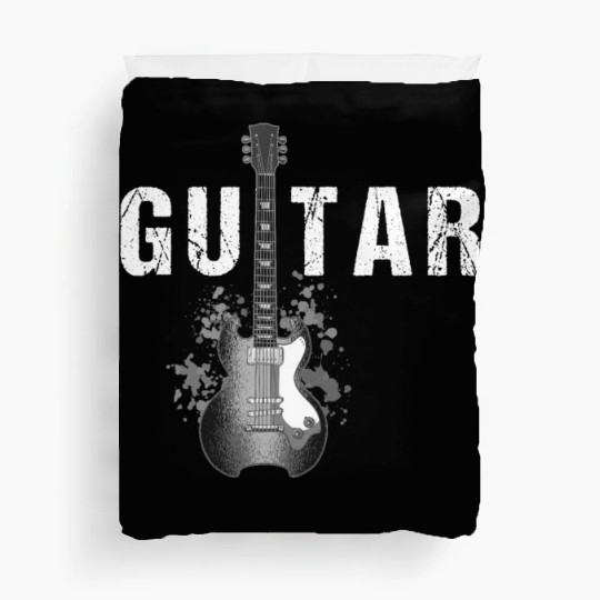 Music Bass Guitar Acoustic Electric Guitarist Duvet Covers