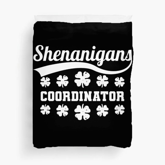 Shenanigans Coordinator Shamrock St Patrick's Day Duvet Covers