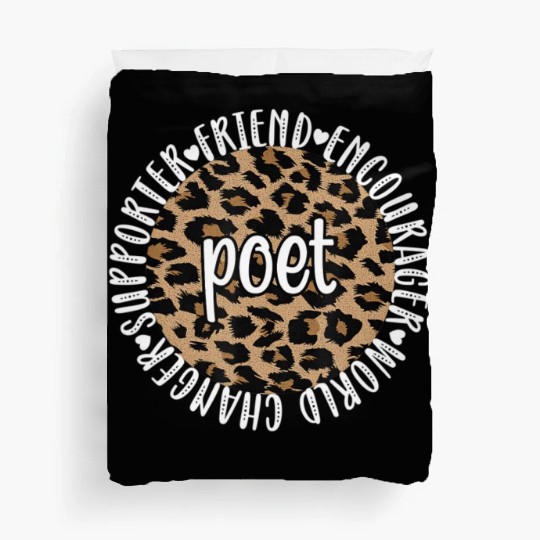 Poetry Poet Poetry Lover Poem Writer Duvet Covers