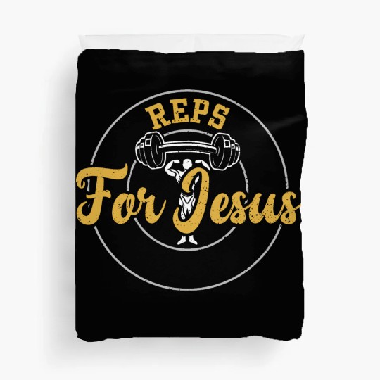 Reps For Jesus - Gym Duvet Covers