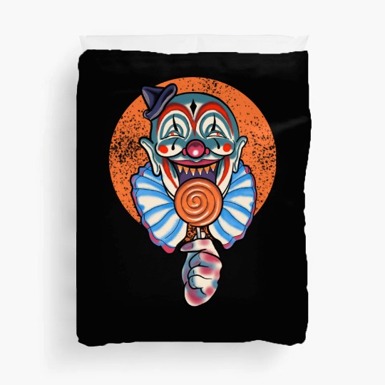 Horror Candy Corn Clown Duvet Covers