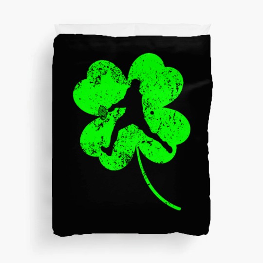 Tennis St. Patrick's day shamrock Duvet Covers