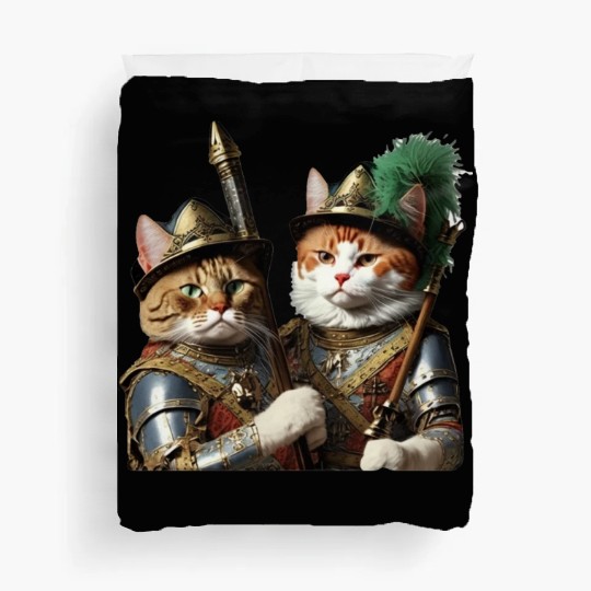 Conquistador Kitties Duvet Covers