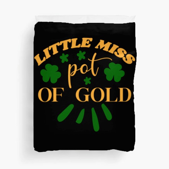 Little miss pot of gold Duvet Covers