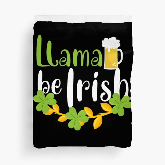 llama be irish Duvet Covers