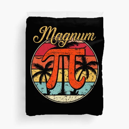 Magnum Pi Math Pi Day Retro Duvet Covers
