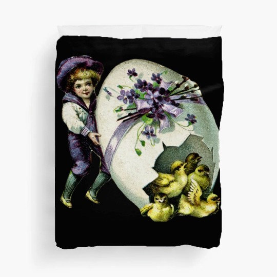 Vintage Easter Duvet Covers