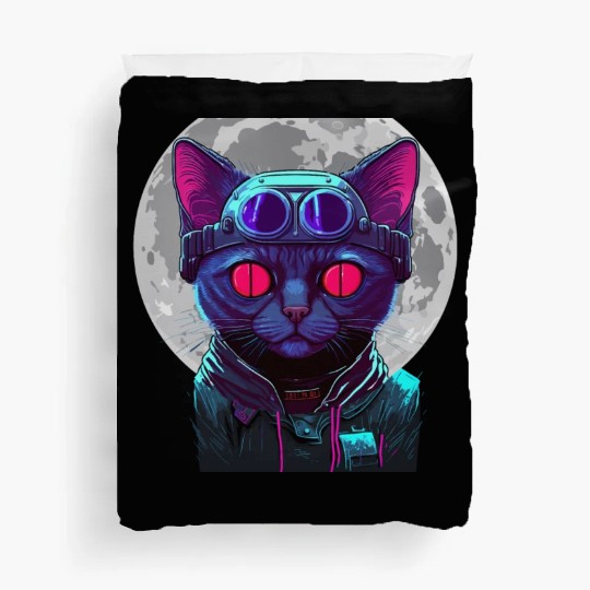 SPACE CAT 1 Duvet Covers