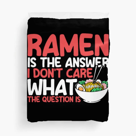 Ramen Noodle Soup Japanese Kawaii Gift Ramen Duvet Covers