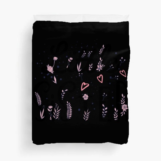 Little Sister, sister gift, promoted to Little sis Duvet Covers