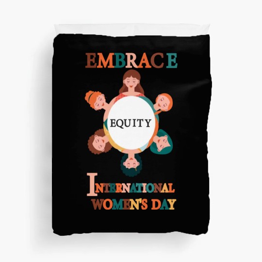 Embrace Equity International Women's Day Duvet Covers