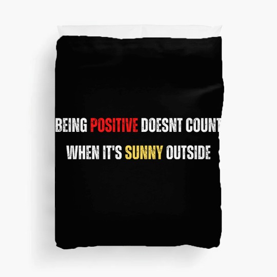 Being Positive Color Duvet Covers