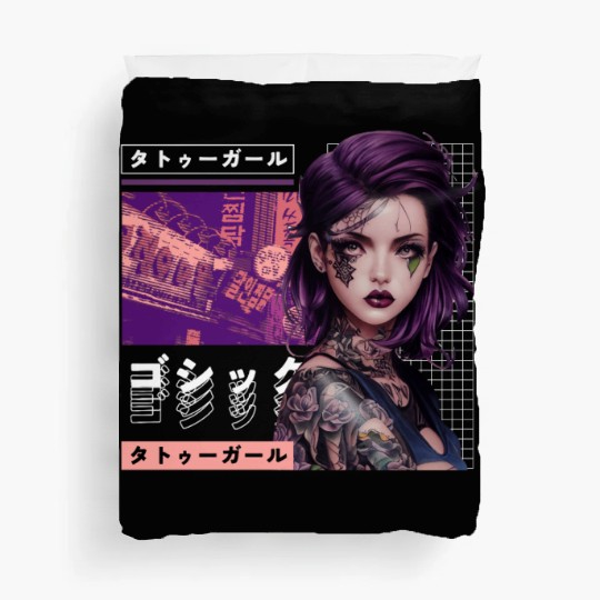 Japanese Tokyo City Vaporwave Citypop Aesthetic Go Duvet Covers