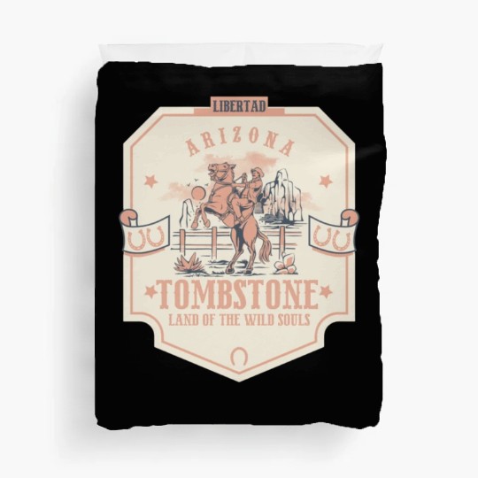 Tombstone Arizonna wild west town Duvet Covers