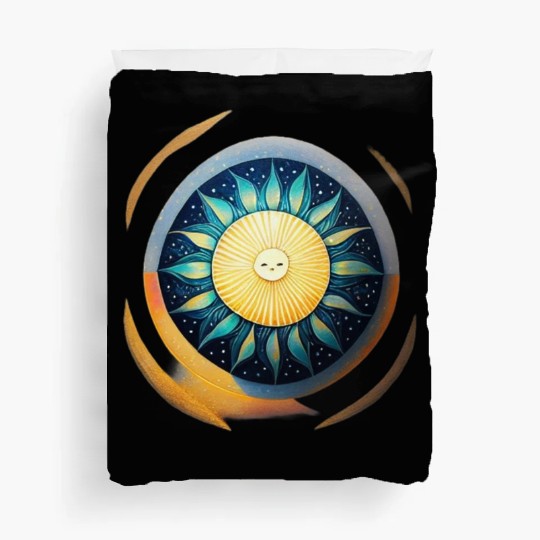 Sun Lost in Universe Abstract Sun Duvet Covers