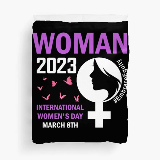 International Women's Day 2023 Embrace Equity Duvet Covers