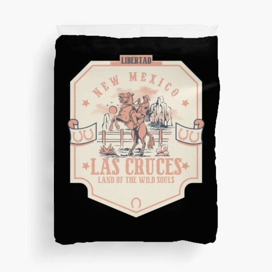 las cruces new mexico wild west town Duvet Covers