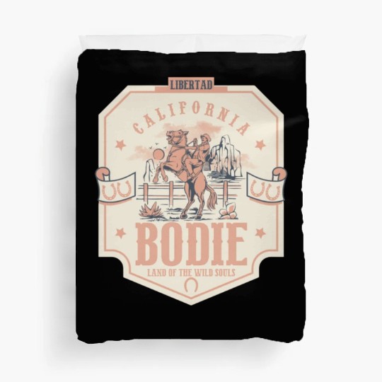 bodie california wild west town Duvet Covers