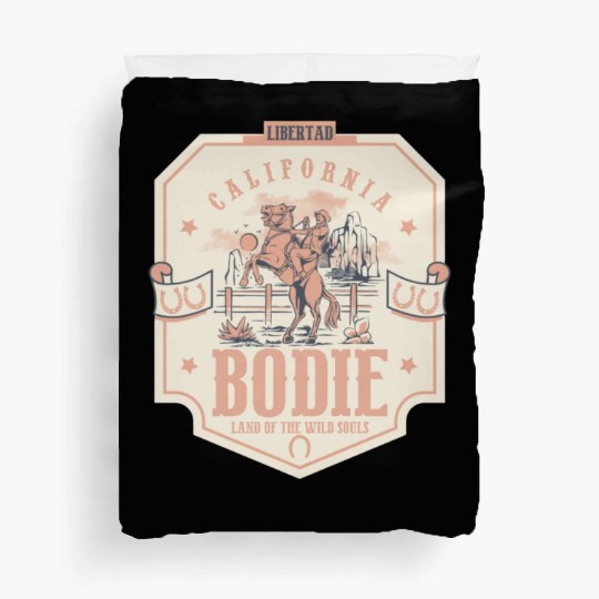 bodie california wild west town Duvet Covers
