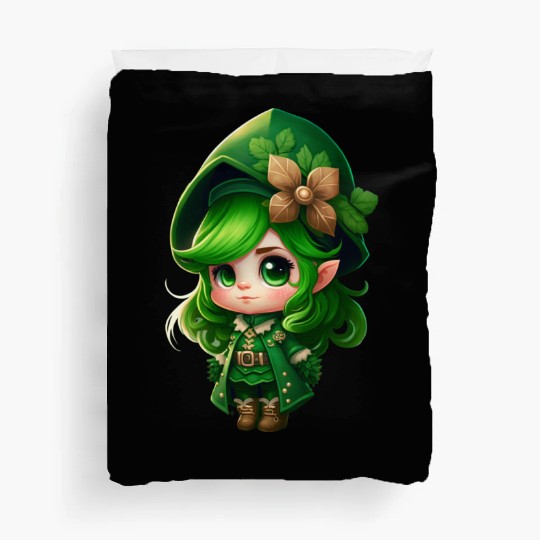 St. Patrick's Day Elf Saint Patricks Day Outfit Duvet Covers