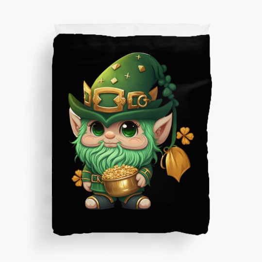 St. Patrick's Day Elf Saint Patricks Day Outfit Duvet Covers
