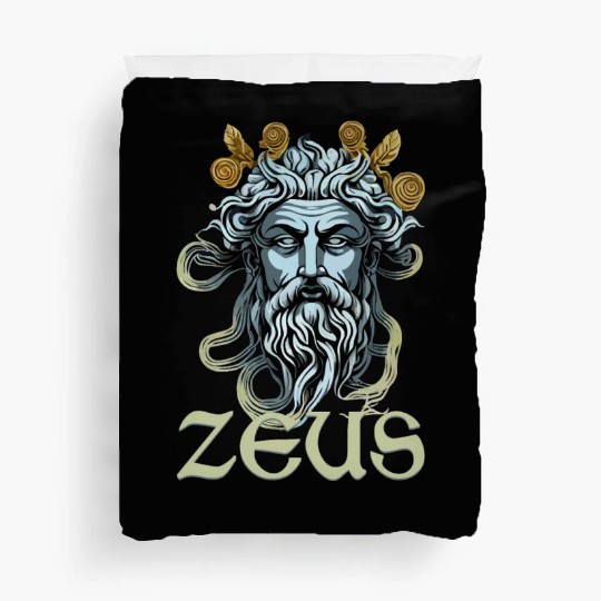 Greek God Zeus Greece Ancient Mythology Duvet Covers