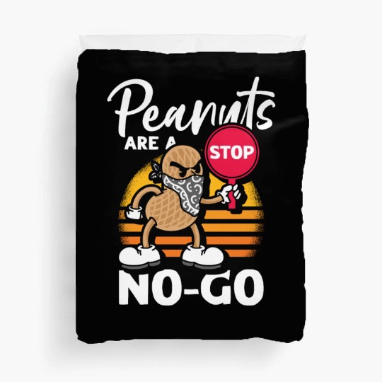 Peanuts Are A No-Go Peanut Allergic Duvet Covers