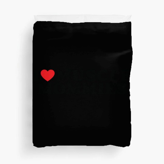 I Love Muscle Mommies, I Heart Muscle Mommies Duvet Covers